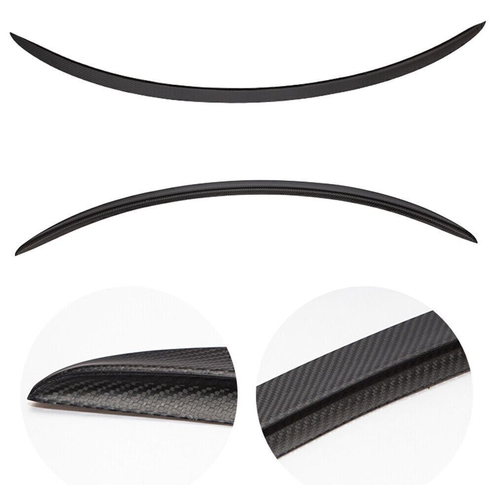 Rear Wing Spoiler Lip For Tesla Model 3 2017-2023 DC Style Matte Carbon Fiber