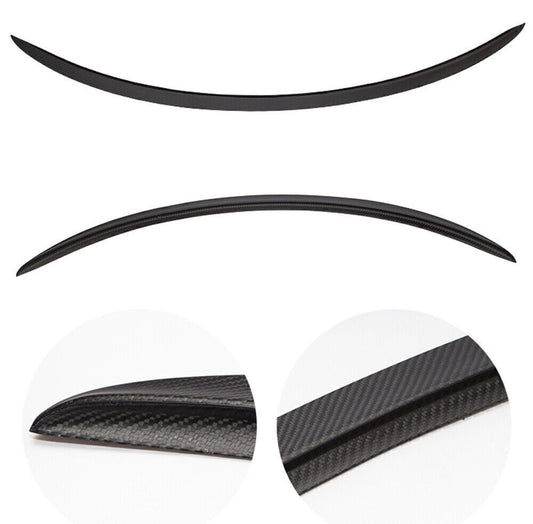 Rear Wing Spoiler Lip For Tesla Model 3 2017-2023 DC Style Matte Carbon Fiber