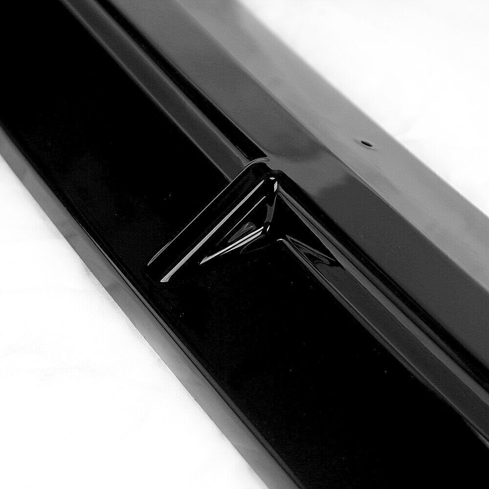 Car Front Bumper Lip Spoiler For Mercedes W117 C117 CLA45 2017-2018 Gloss Black