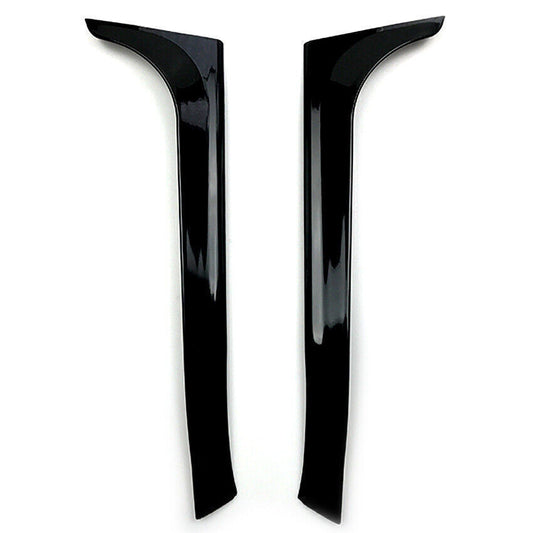 2x Rear Window Side Spoiler Canard Splitter For VW Golf 6 MK6 2008-2013 Black