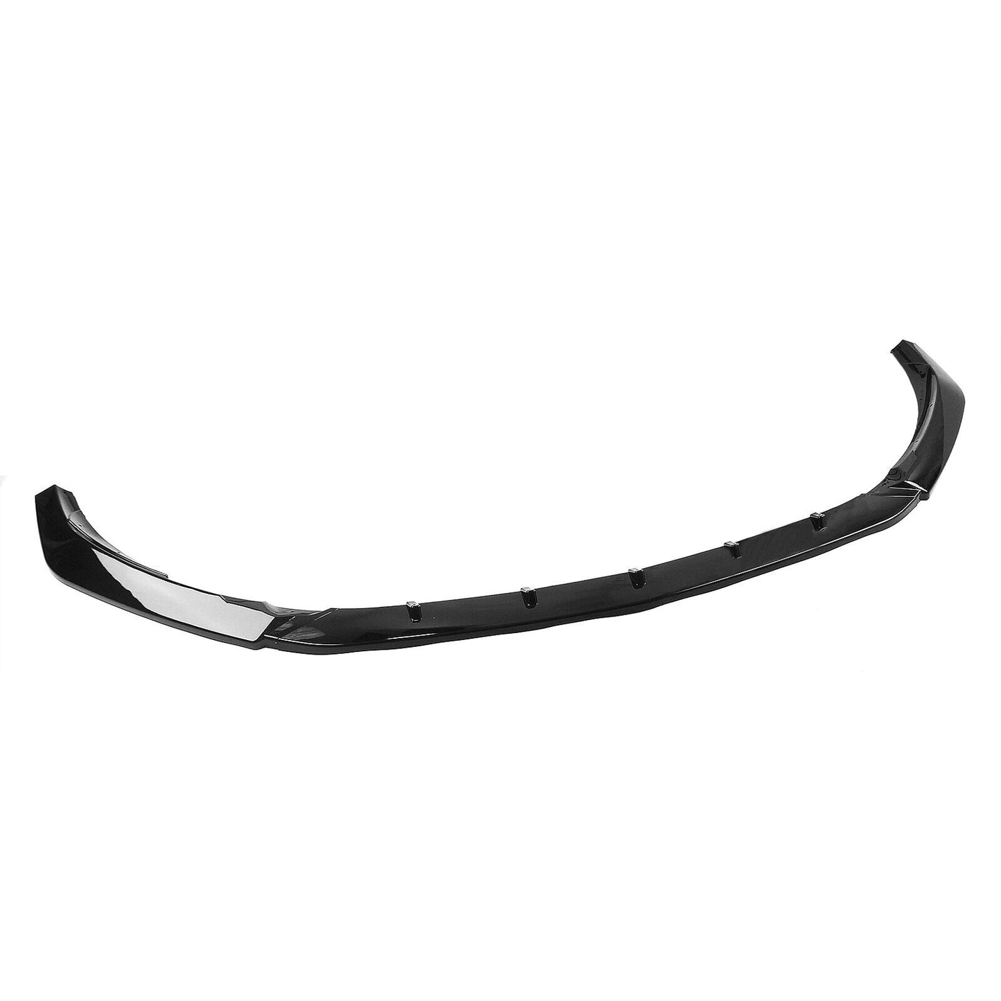 Front Bumper Spoiler Lip For Benz A Class W176 A200 A250 A45 AMG 2015-2018 Black