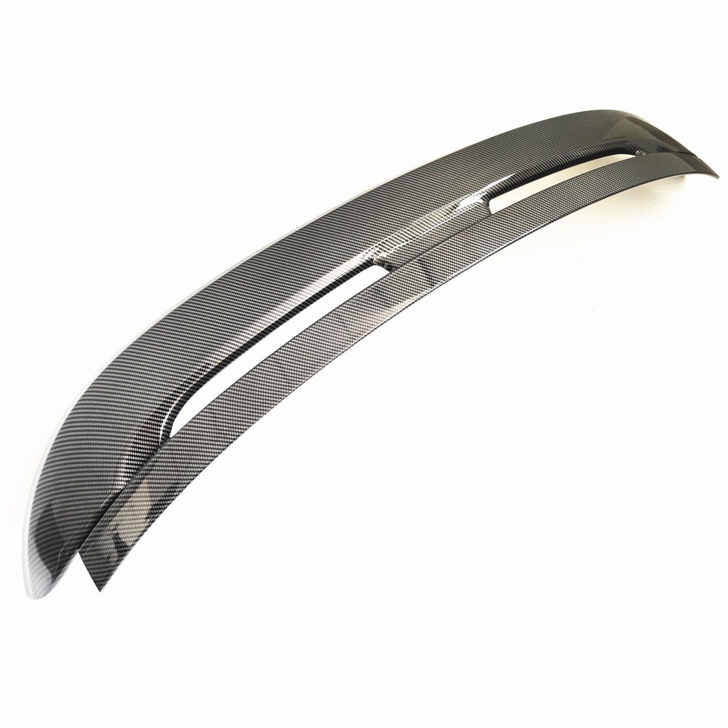 Rear Trunk Spoiler Wing Roof Lid For Benz Smart Fortwo 2022-23 Carbon Fiber Look
