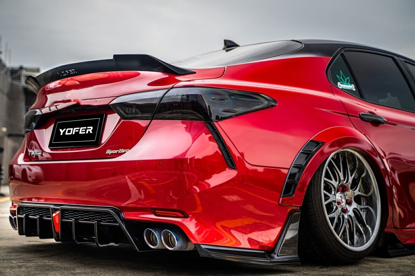 Car Rear Bumper Diffuser Lip Front Spoiler Set For Toyota Camry SE XSE 2018-2024