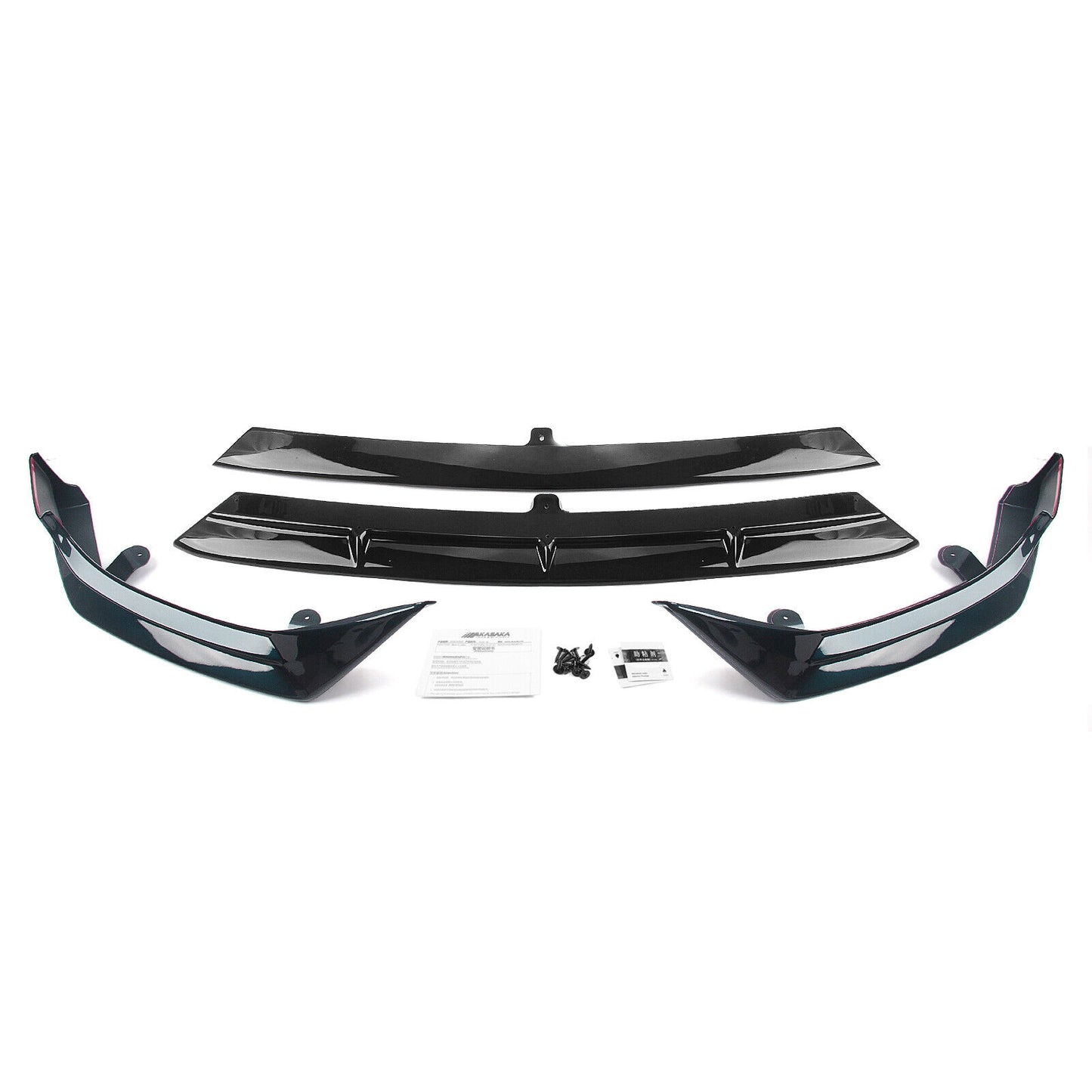 Front Lower Spoiler Lip Side Cover For Benz C Class W206 Sport 2022-2023 AKASAKA