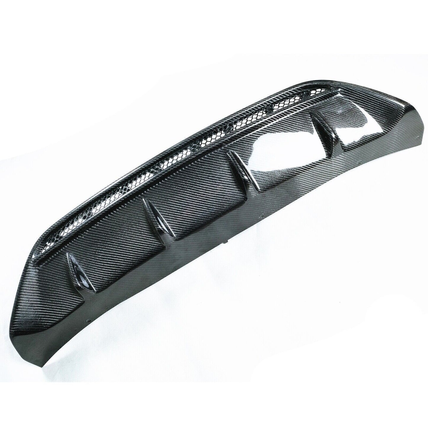 Carbon Fiber Rear Bumper Diffuser Spoiler For Alfa Romeo Stelvio 2017-2021 New