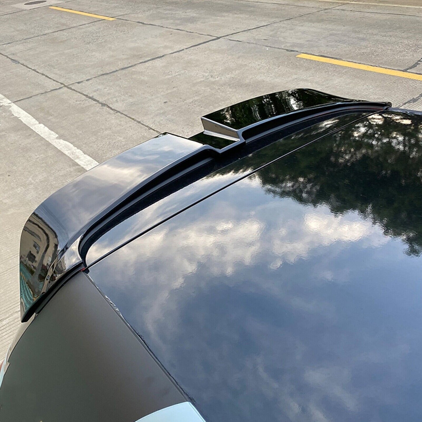 Gloss Black Rear Trunk Spoiler Wing For VW Golf 6 MK6 GTI R GTD 2008 2009-2013