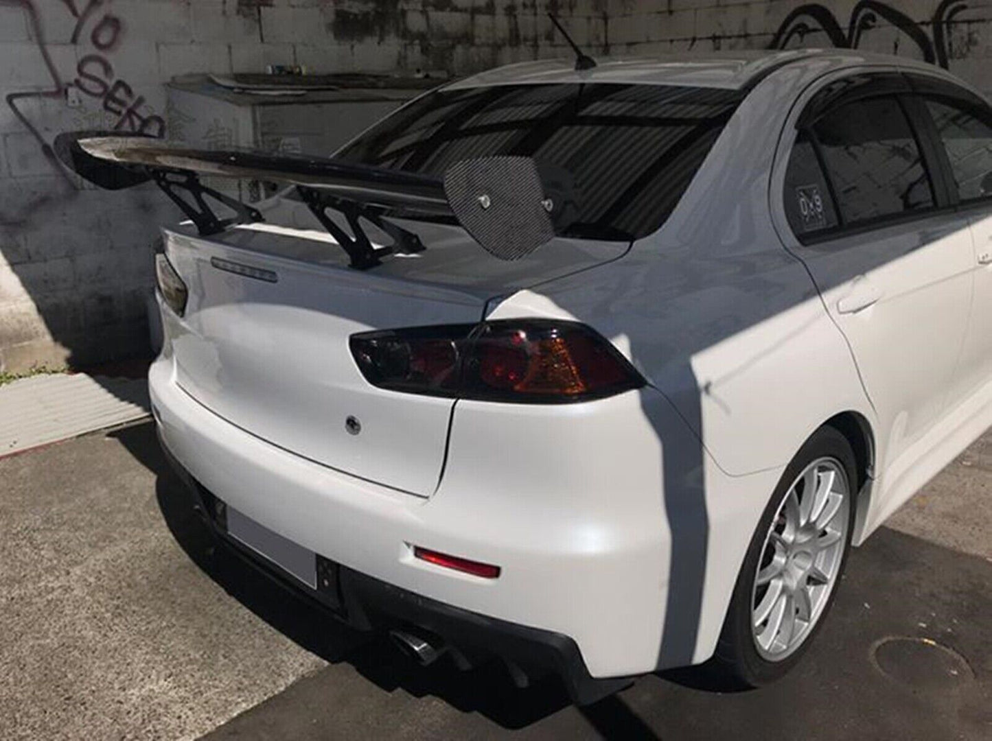 1x Black Carbon Fiber Racing Rear Trunk Spoiler Lip For 57'' 3D 3DI GT Universal