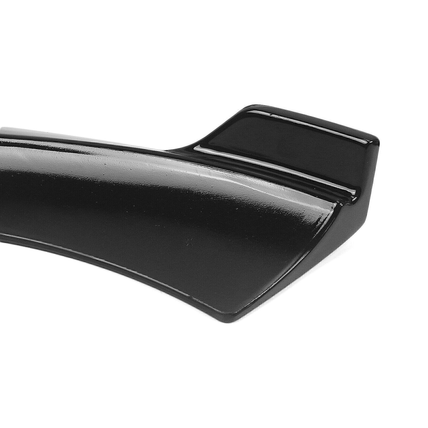 Gloss Black Front Bumper Spoiler Lip For Mercedes Benz E-Class W213 2021 Sport
