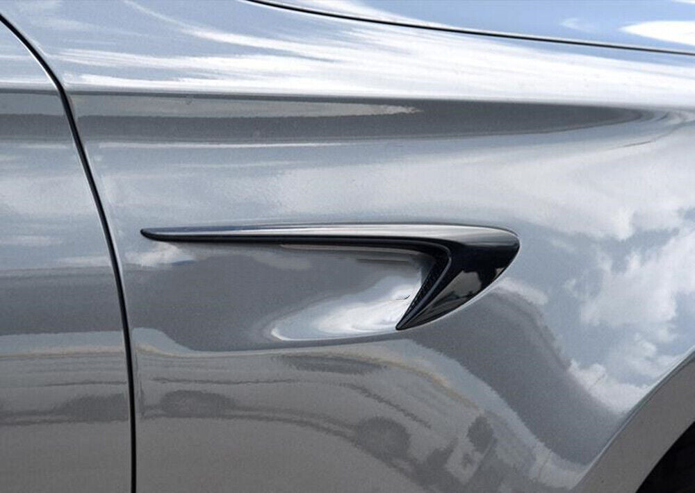 2x Side Air Vent Decorative Trim For Benz W205 W204 E63 C/E/S Class Carbon Fiber