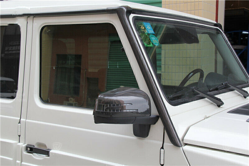 Carbon Fiber A Pillar Air Vent Trim Kit For Benz W463 G Class G500 G63 2010-17