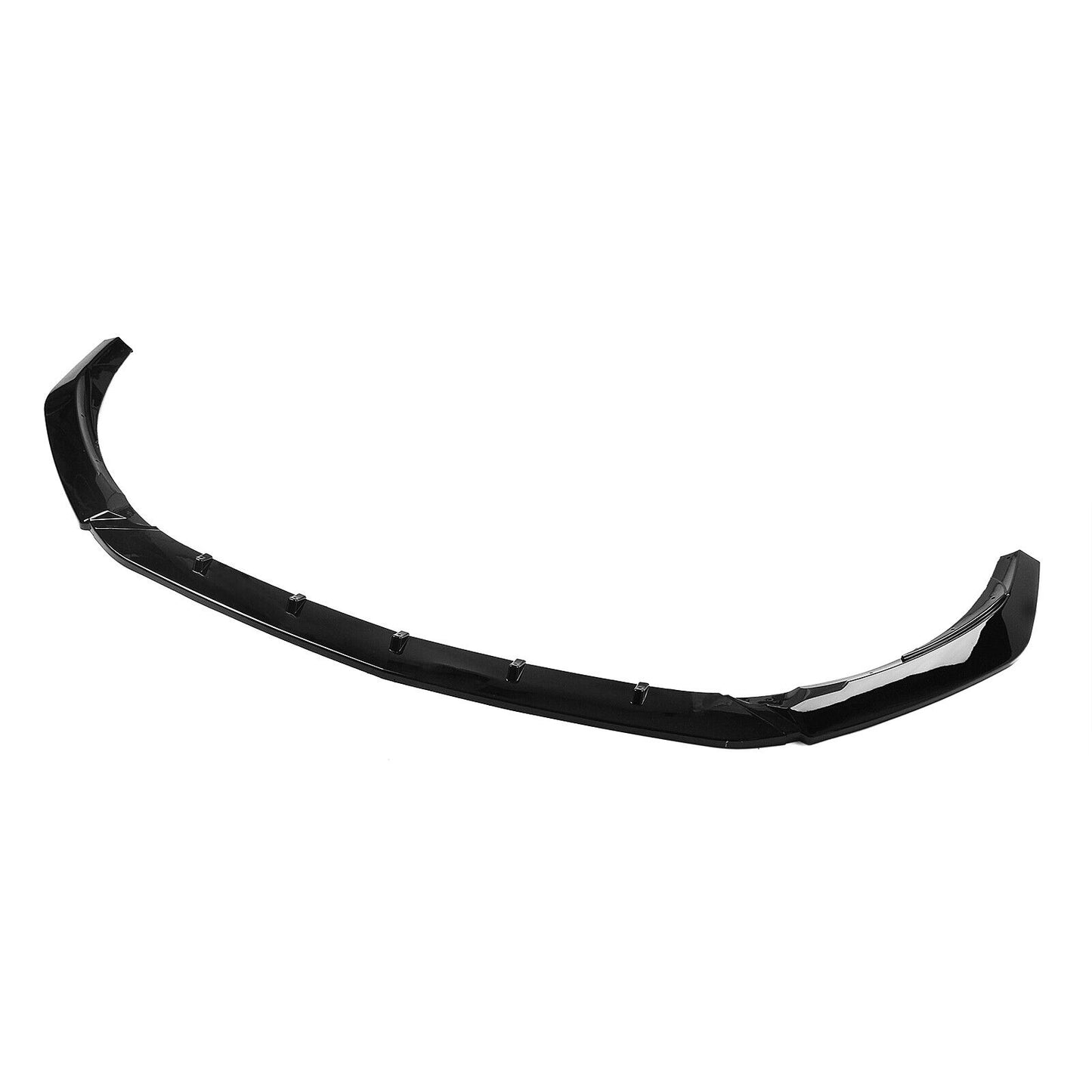Front Bumper Spoiler Lip For Benz A Class W176 A200 A250 A45 AMG 2015-2018 Black