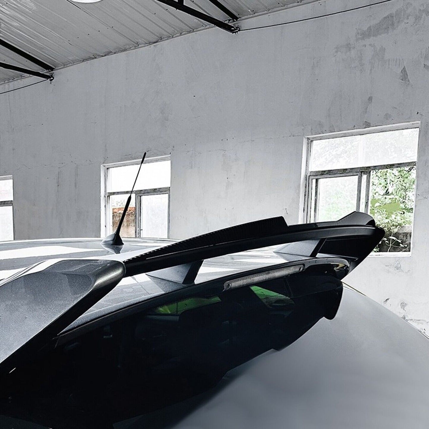 Rear Trunk Roof Spoiler Wing For Ford Focus MK3 ST-Line ST 2011-2018 Gloss Black