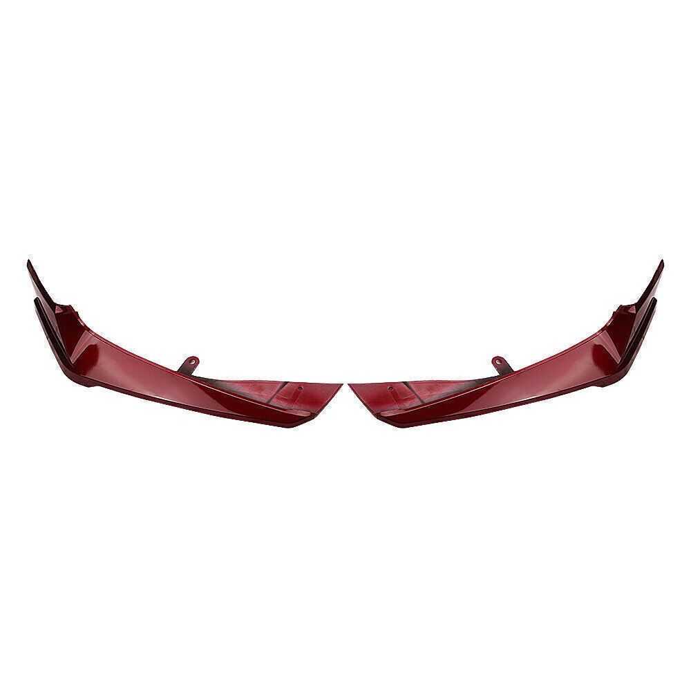 5Pcs Front Bumper Spoiler Red Surround Molding Trim For Honda Accord 2018-2020