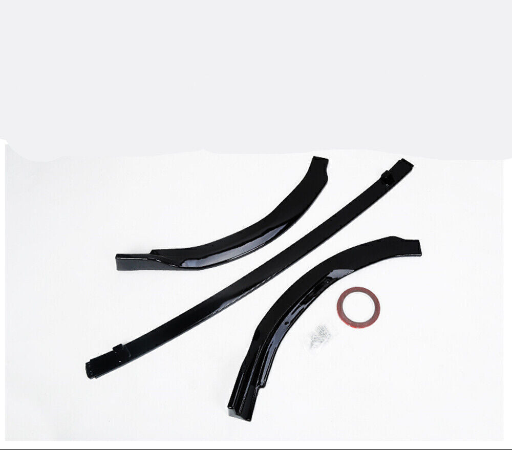 Gloss Black Front Bumper Spoiler Splitter Lip For Toyota Camry L LE XLE 2018-19