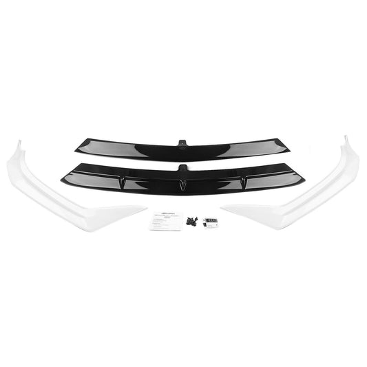 Front Bumper Spoiler Side Cover For Benz C Class W206 Sport 2022-23 Black+White