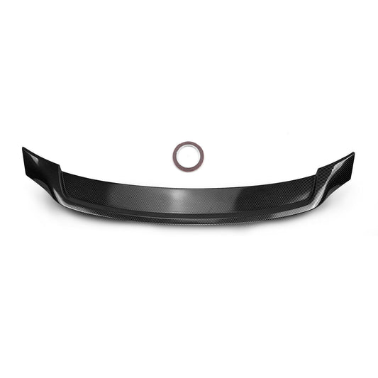 Black Rear Trunk Spoiler Wing Carbon Fiber Look For Audi A3 S3 RS3 2013-2020 ABS