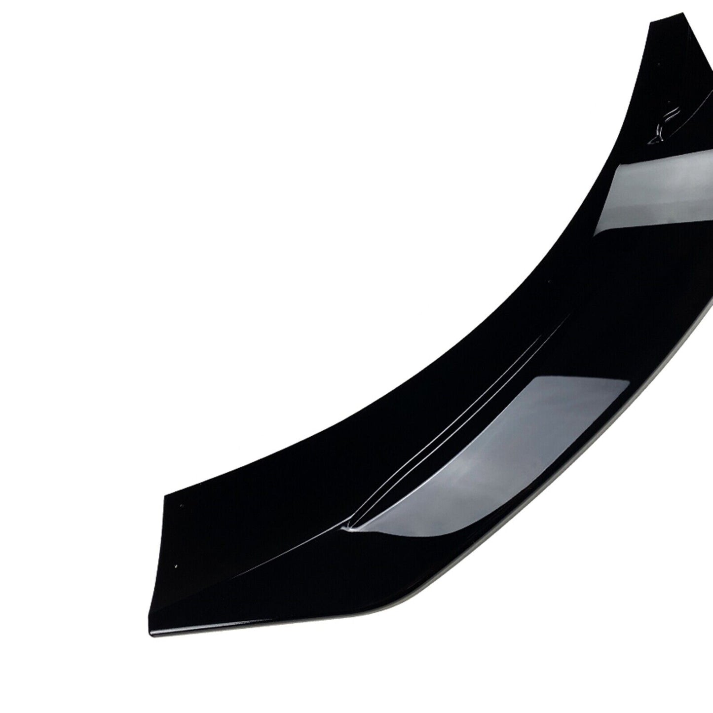 Gloss Black Front Bumper Spoiler Lip Kit For Benz CLA C118 CLA45 AMG 2019-2023