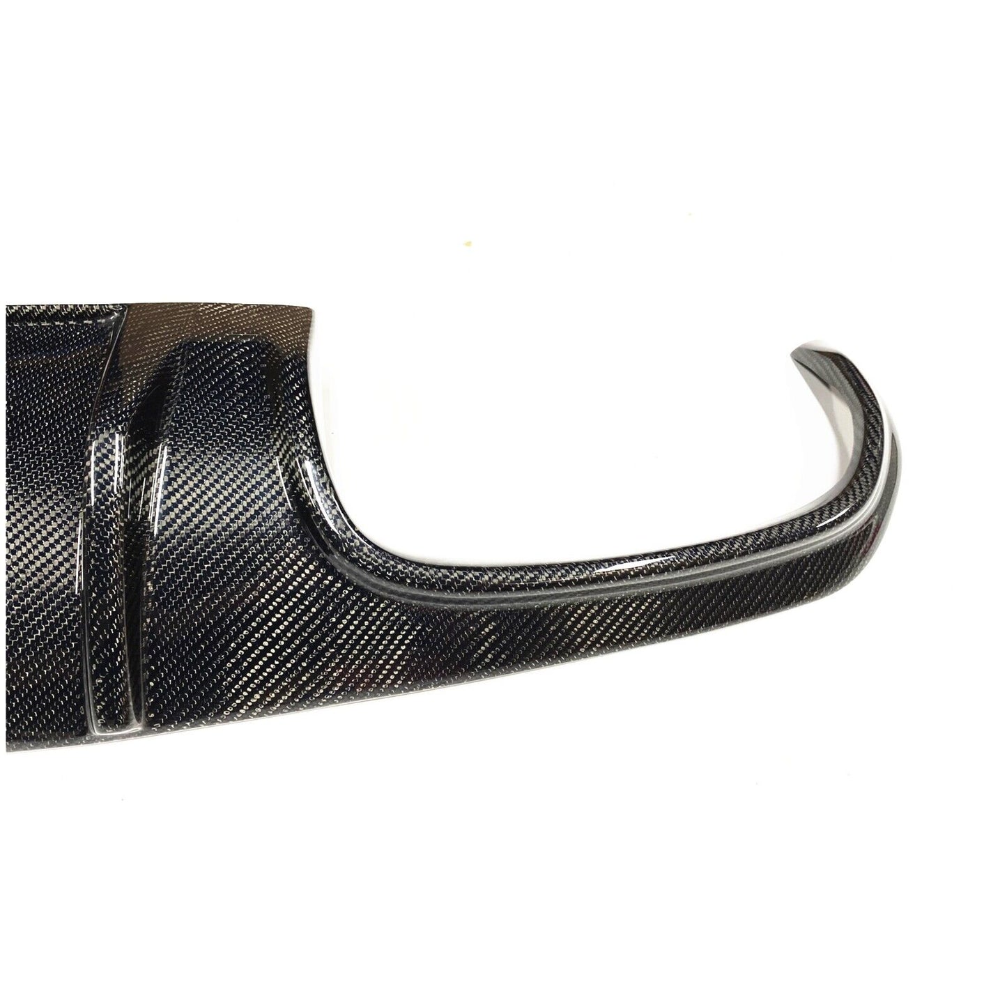 For Benz W209 CLK320 CLK63 AMG 2004-2007 Carbon Fiber Rear Bumper Diffuser Lip