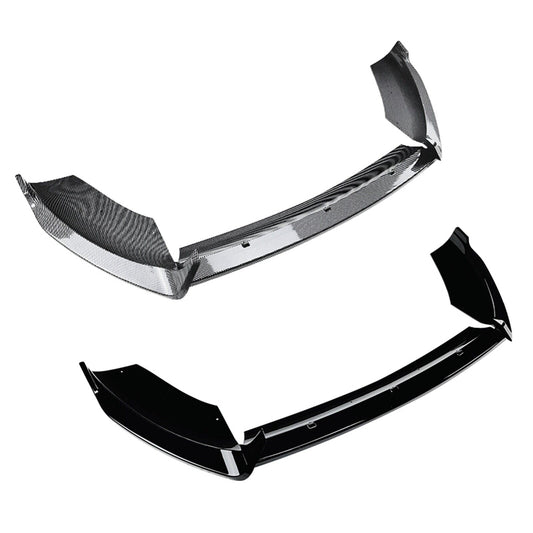 1Set Front Bumper Spoiler Lip Kit For Ford Fiesta ST MK6 2012-2017 Gloss Black