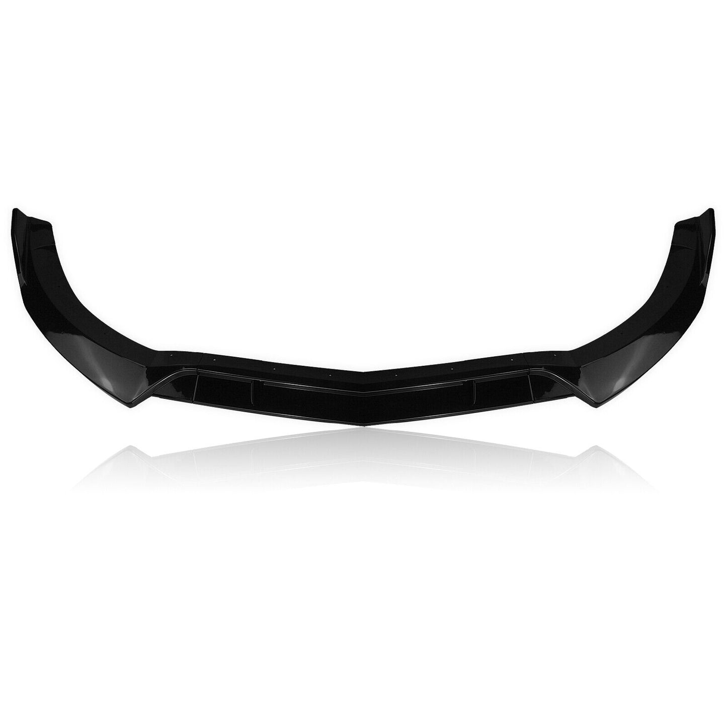 Car Glossy Black Front Bumper Spoiler Lip For Mercedes Benz CLS W218 2015-2018
