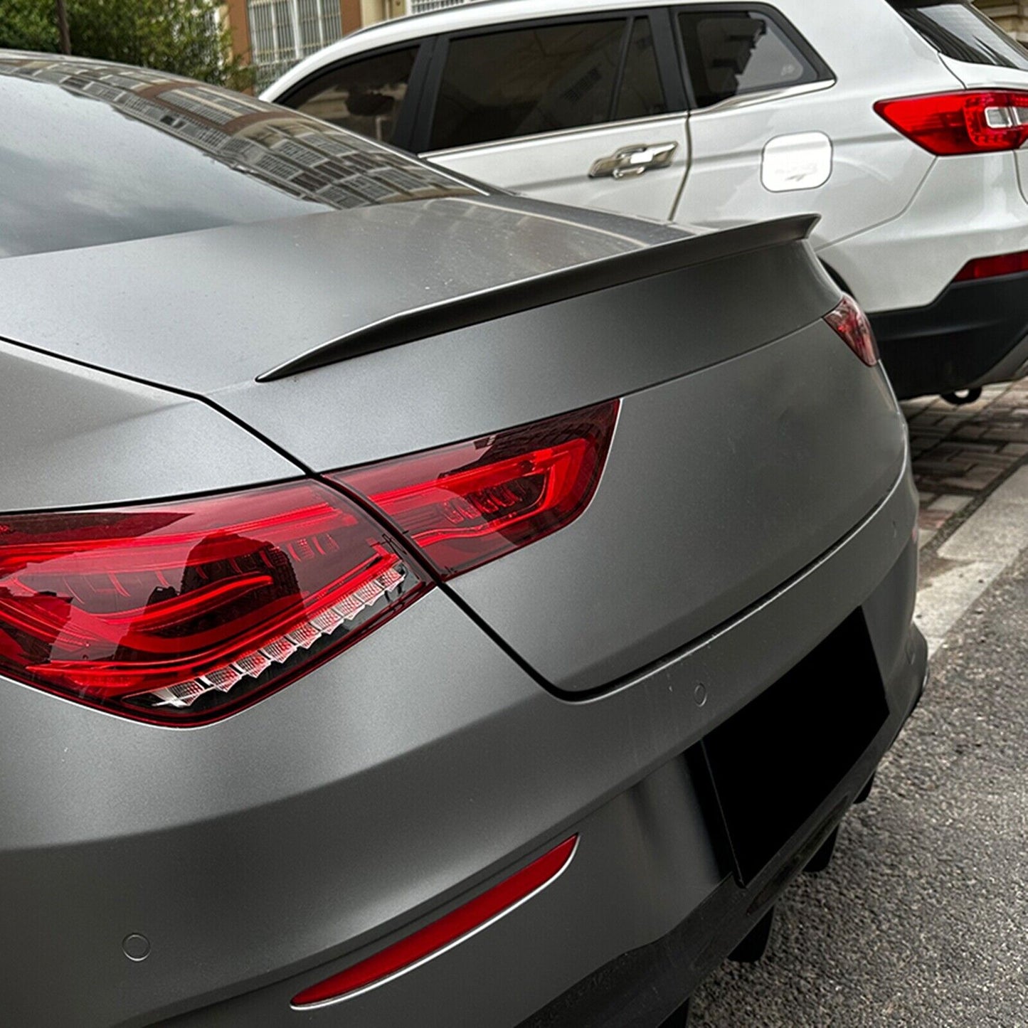Rear Trunk Spoiler Lip Wing For Benz CLA Class C118 AMG 2020 2021-2023 Carbon Fiber