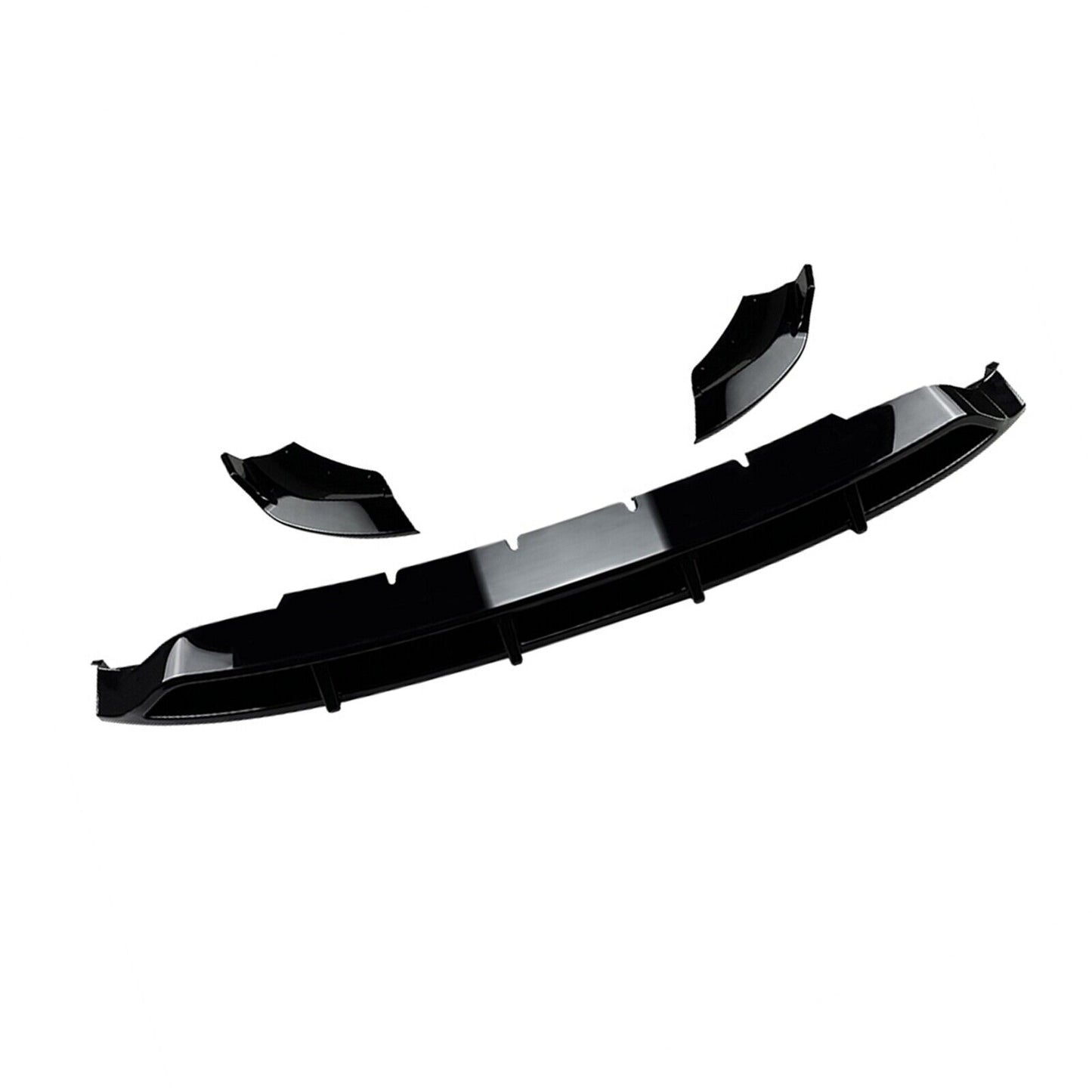 Front Bumper Spoiler Lip For Mercedes GLC Class X254 2023+ GLC260 300 AMG Black