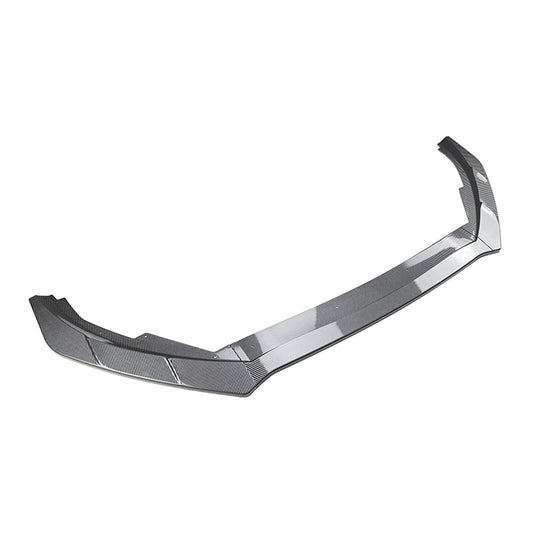 1Set Front Bumper Spoiler Lip For Focus MK4 ST Line 2019-2022 Carbon Fiber Look