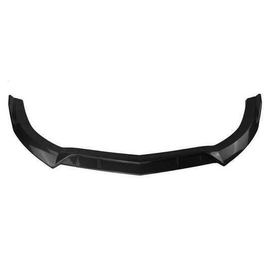 Car Front Bumper Spoiler Lip Kit For M-Benz W218 CLS 2015-2018 Carbon Fiber Look