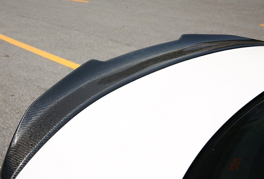 High Kick Duckbill Rear Spoiler Wing Kit For Infiniti Q50 2014-2023 PSM Carbon Fiber