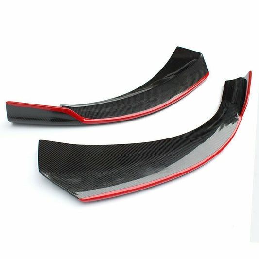 1Pair Car Front Bumper Splitter For Benz W117 CLA260 CLA250 CLA45 AMG 2014-2016