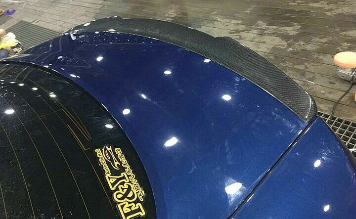 Carbon Fiber Car Rear Trunk Spoiler Wing For Jaguar XE X760 R-Sport 2015-2018