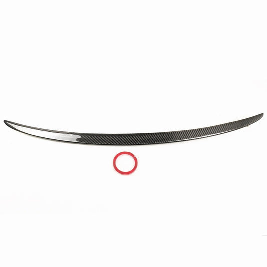 1x Carbon Fiber Car Rear Trunk Spoiler Wing Lip Roof Lid For Saab 9-3 2003-2012
