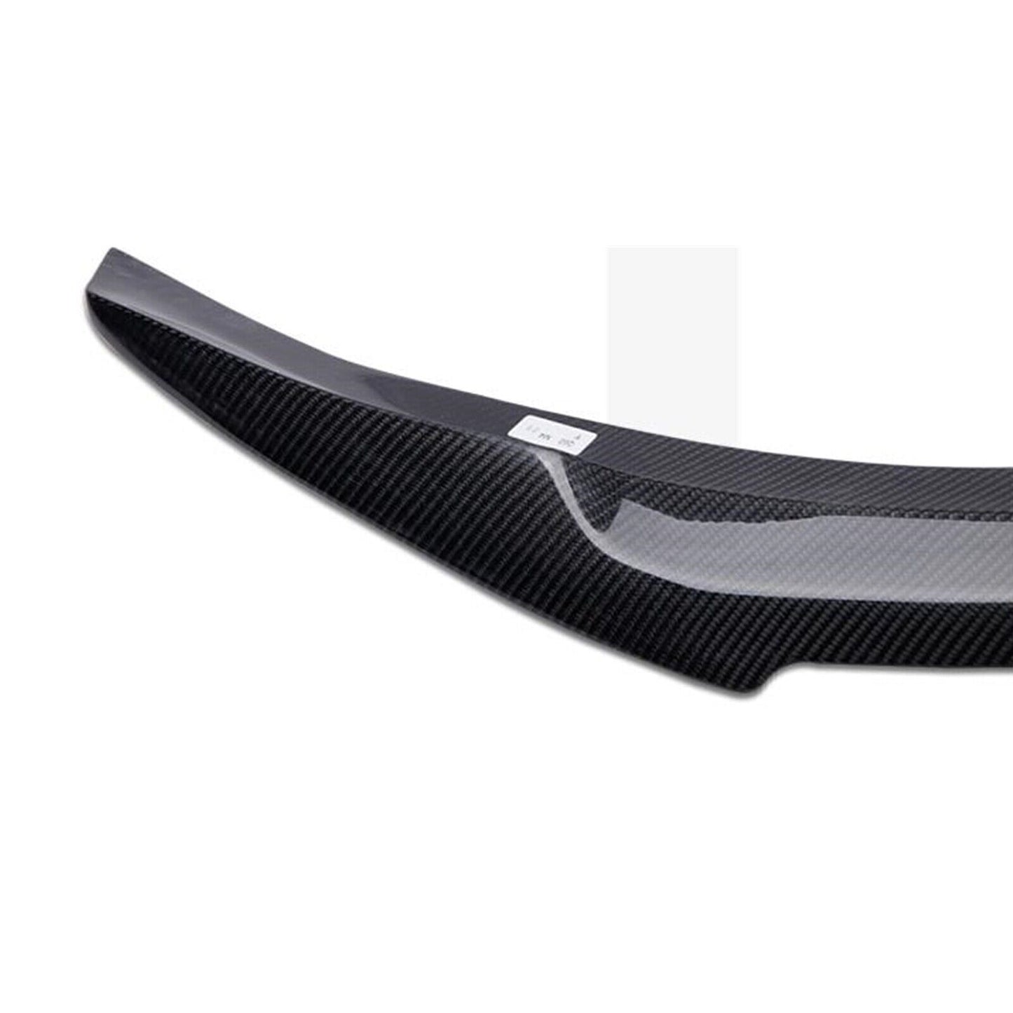 1x Carbon Fiber Car Rear Trunk Spoiler Wing Lip For Infiniti Q60 2016-2023 Black