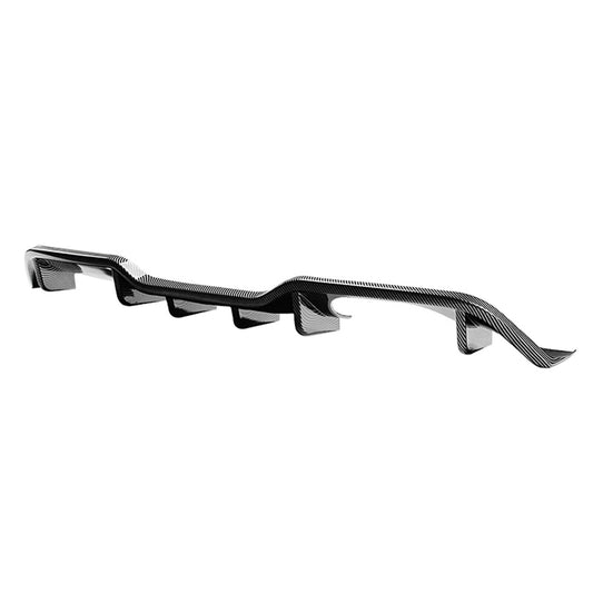 Car Rear Bumper Diffuser Lip For Ford Fiesta ST MK6 2012-2017 Carbon Fiber Look