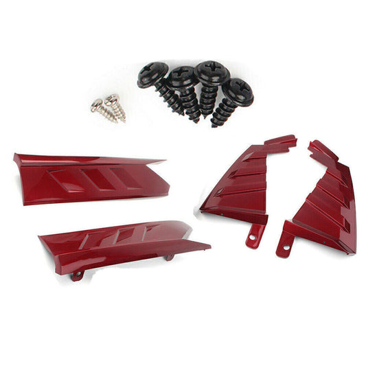 Red Car Rear Bumper Side Cover Trim Kit Set For Honda Accord 10th 2018-2020 New