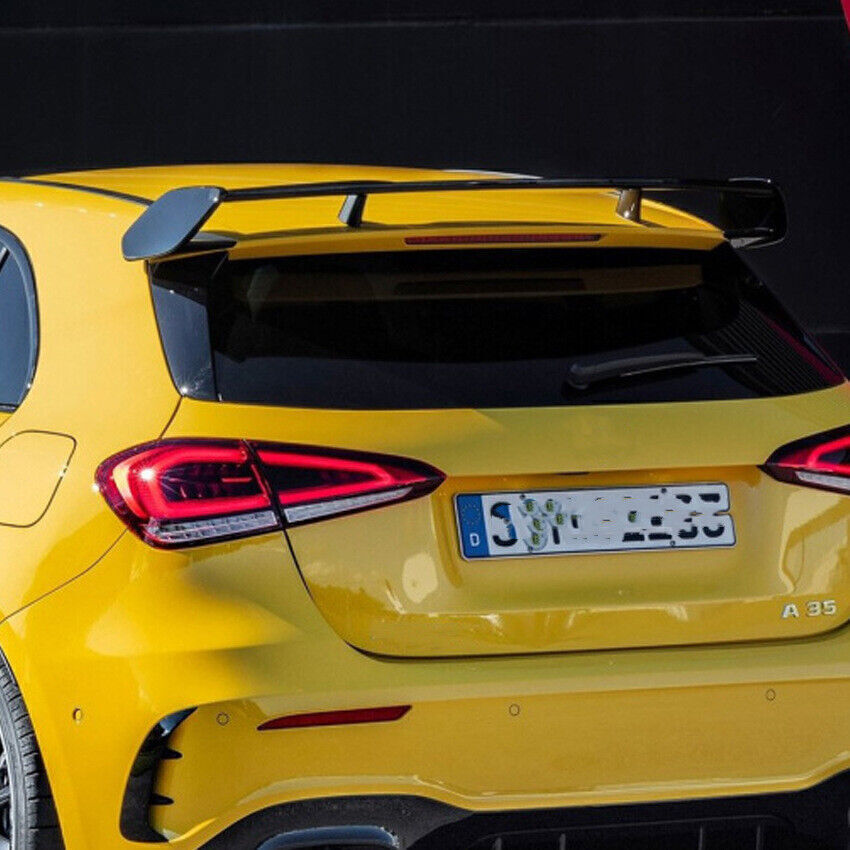 Black Rear Trunk Spoiler Wing Kit For Mercedes Benz W177 A220 A250 A35 ED1