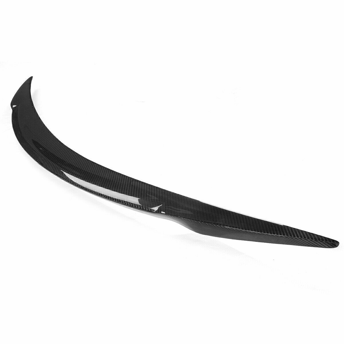 1Pc Black Car Rear Trunk Spoiler Wing Lip For Tesla Model S Sedan 2012 2013-2019