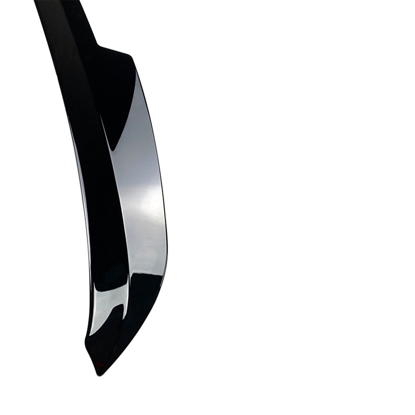 Gloss Black Rear Trunk Spoiler Lip Wing Kit For Volkswagen Tiguan R-Line 2017-23