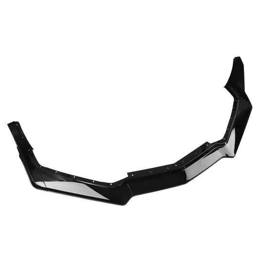 Front Bumper Spoiler Lip Splitter Kit For Corvette C8 All Models 2020-2024 Black