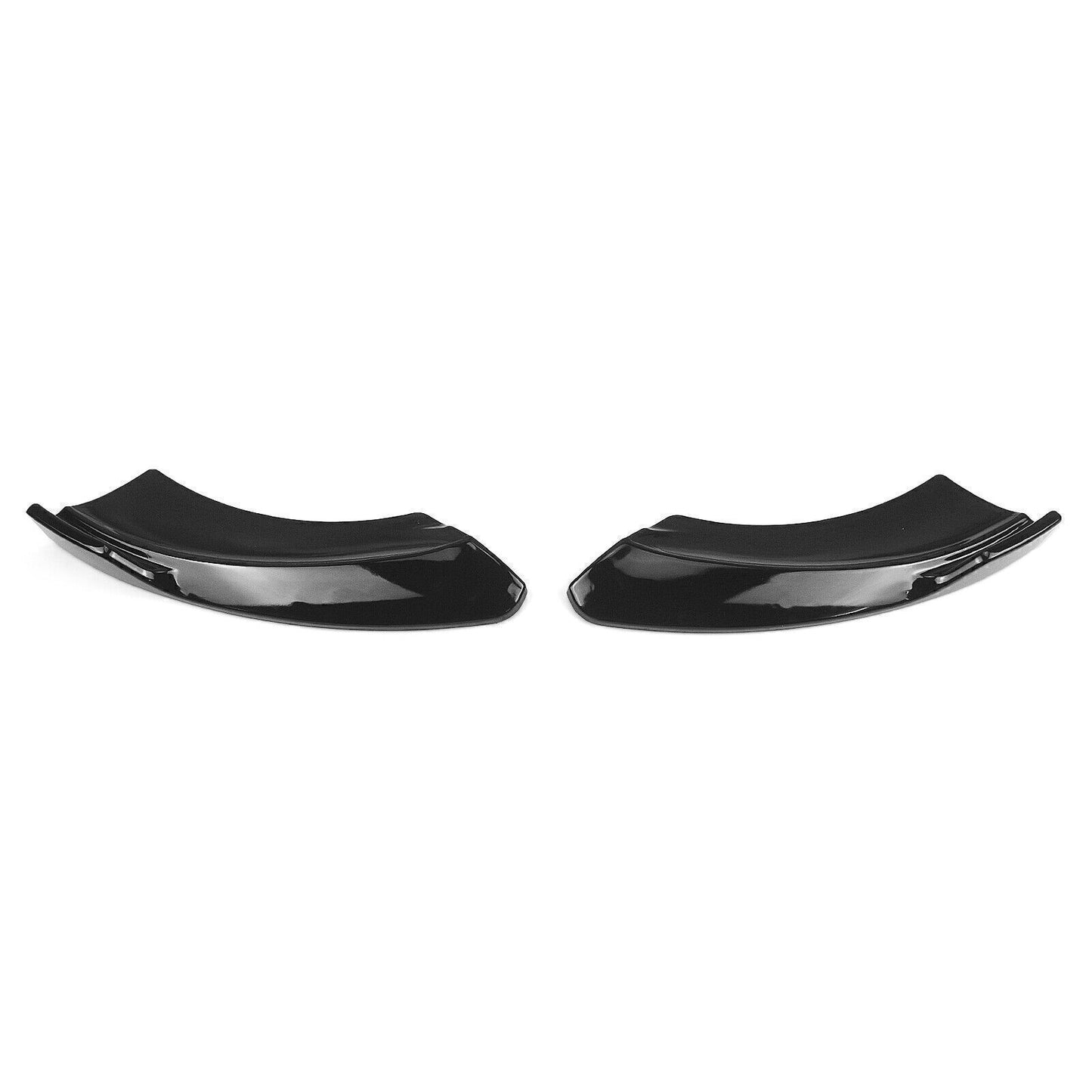 Gloss Black Front Bumper Spoiler Lip For Mercedes Benz E-Class W213 2021 Sport