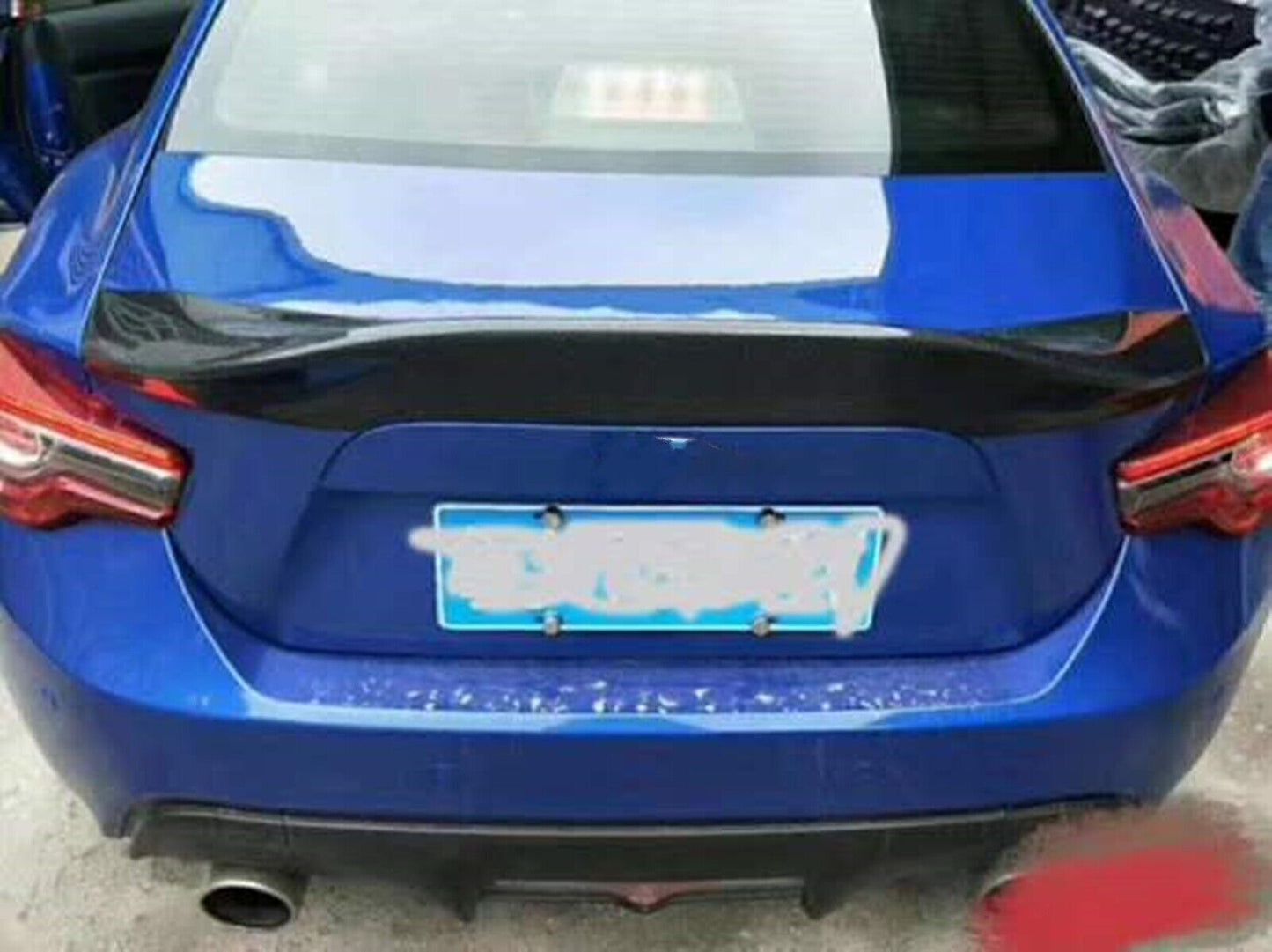 Black Rear Trunk Spoiler Wing Lip For TOYOTA GT86 SUBARU BRZ FRS Carbon Fiber