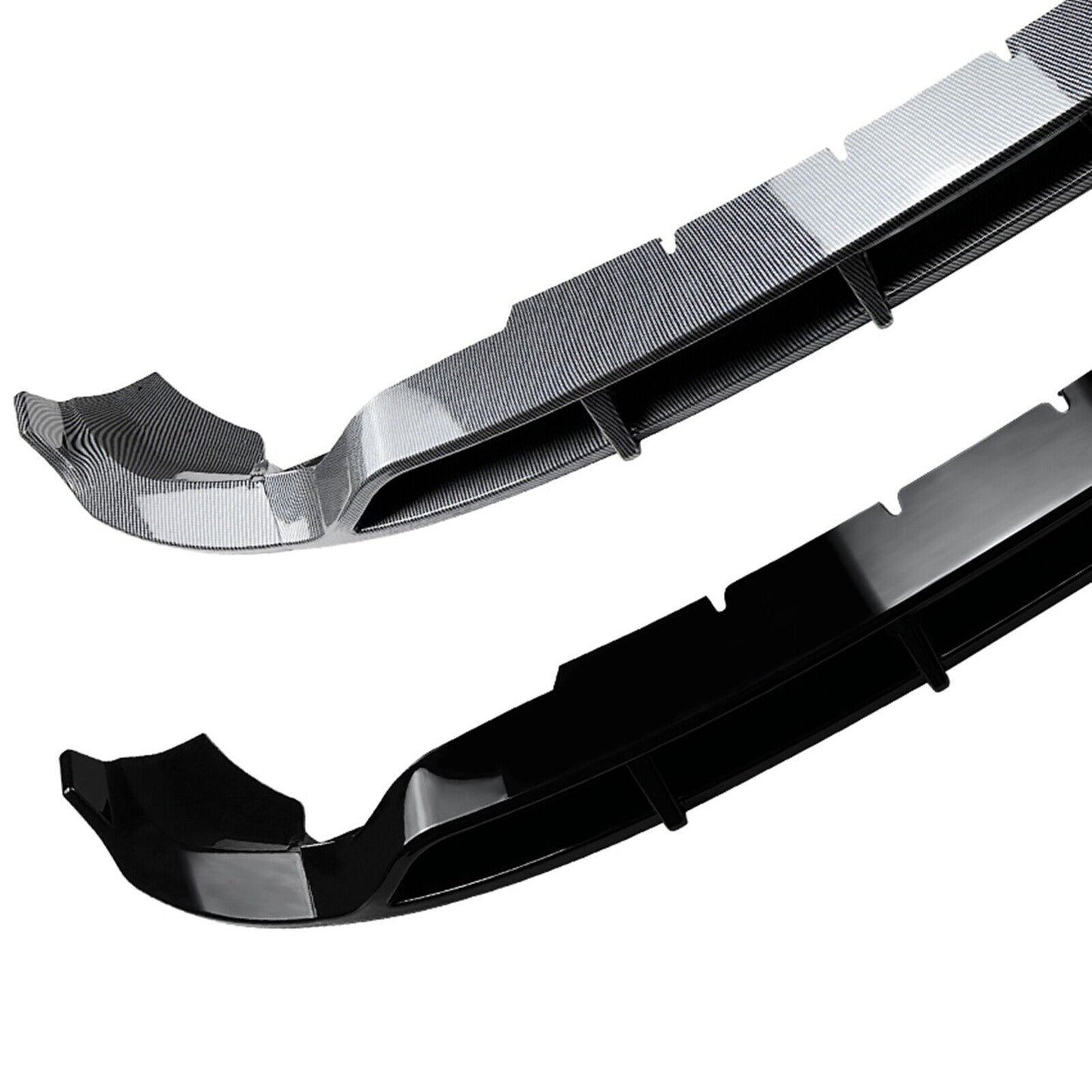 Front Bumper Spoiler Lip For Mercedes GLC Class X254 2023+ GLC260 300 AMG Black