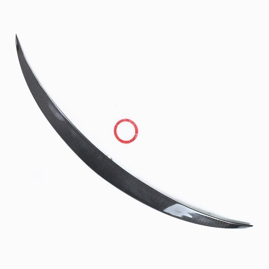 1Pc Carbon Fiber Rear Trunk Spoiler Wing Lip For Maserati Quattroporte 2013-2018