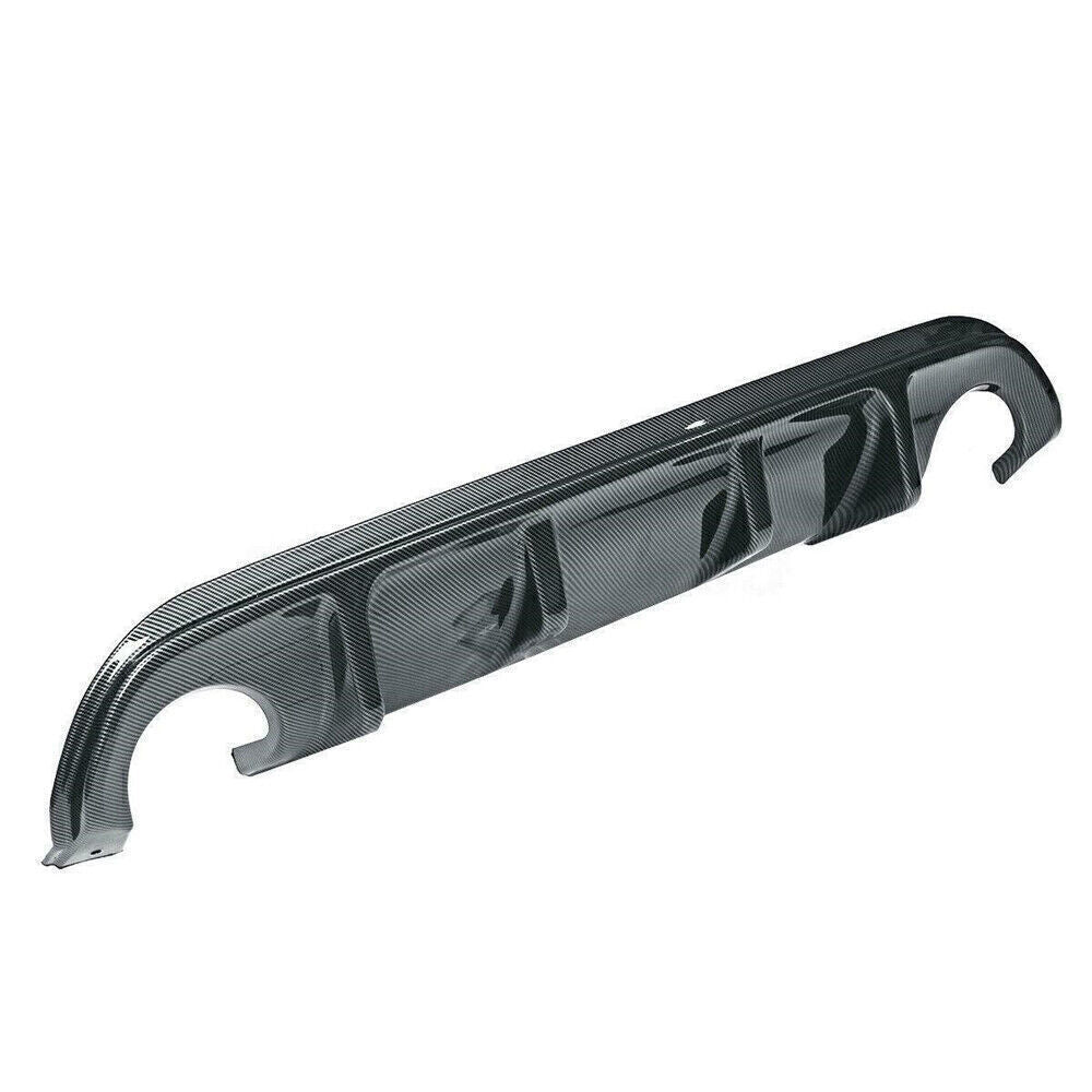 1Set Front Spoiler Lip Rear Bumper Diffuser For Infiniti Q50 2014-2017 Carbon Fiber