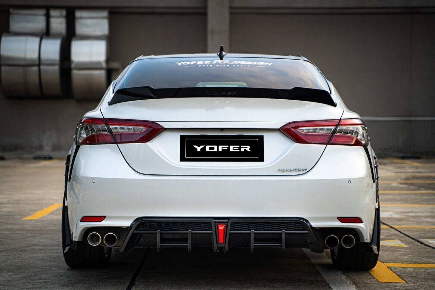 Car Rear Bumper Diffuser Lip Front Spoiler Set For Toyota Camry SE XSE 2018-2024