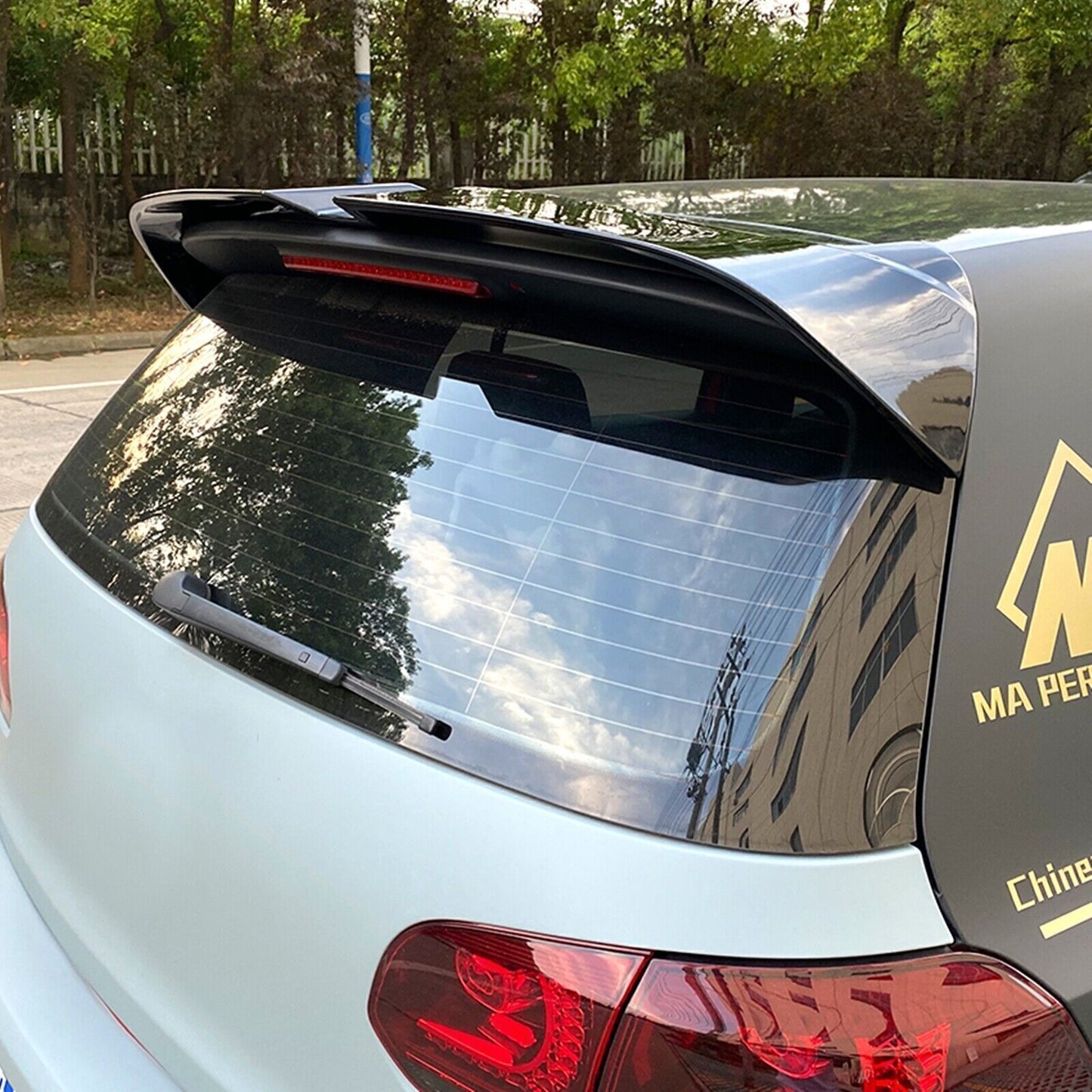 Gloss Black Rear Trunk Spoiler Wing For VW Golf 6 MK6 GTI R GTD 2008 2009-2013