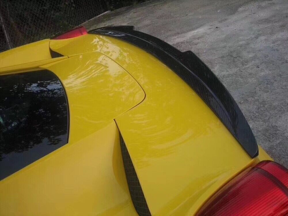 Rear Trunk Spoiler Lip For Ferrari 458 Italia Spider All years Real Carbon Fiber