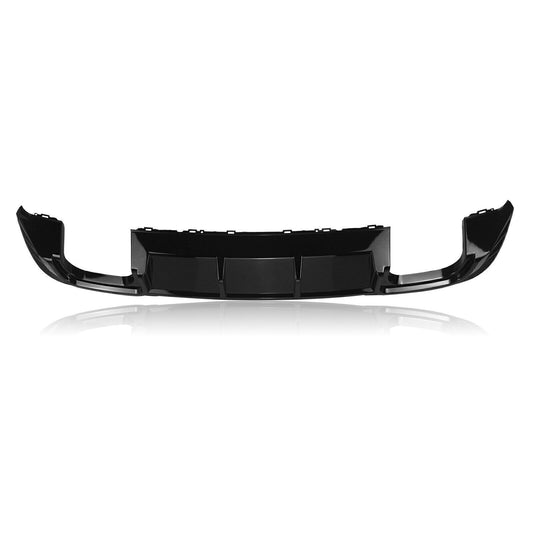 Glossy Black Car Rear Bumper Protector Diffuser For Audi A3 Hatchback 2017-2020