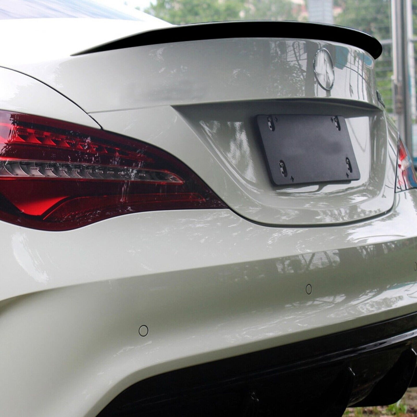 Rear Trunk Spoiler Lip Wing For Benz CLA Class C117 CLA200 CLA45 AMG 13-19 Gloss