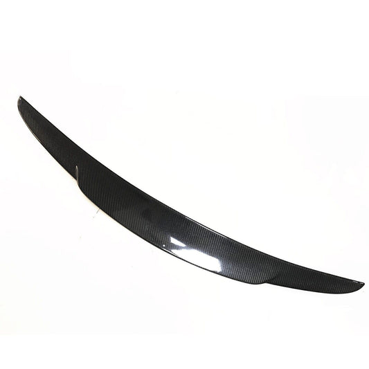 1 Set Car Rear Trunk Spoiler Wing Lip For Jaguar XE 2016 2017-2018 Carbon Fiber